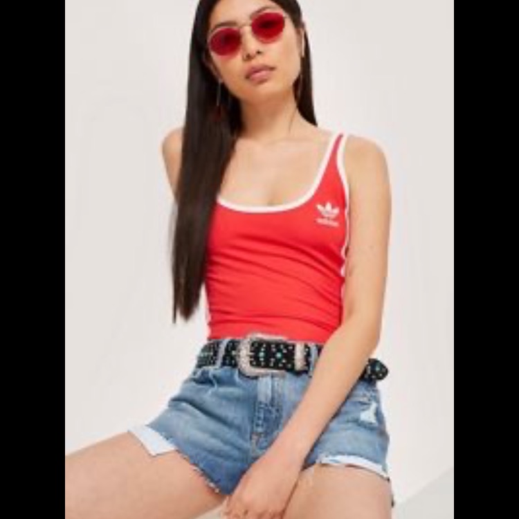 Topshop Moto Cori Lowrise Denim Shorts Us6